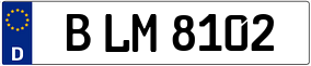 Truck License Plate